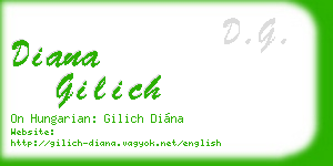 diana gilich business card